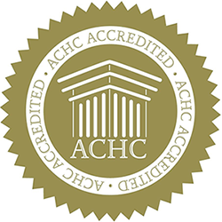 accreditation seal from the Accreditation Commission for Health Care