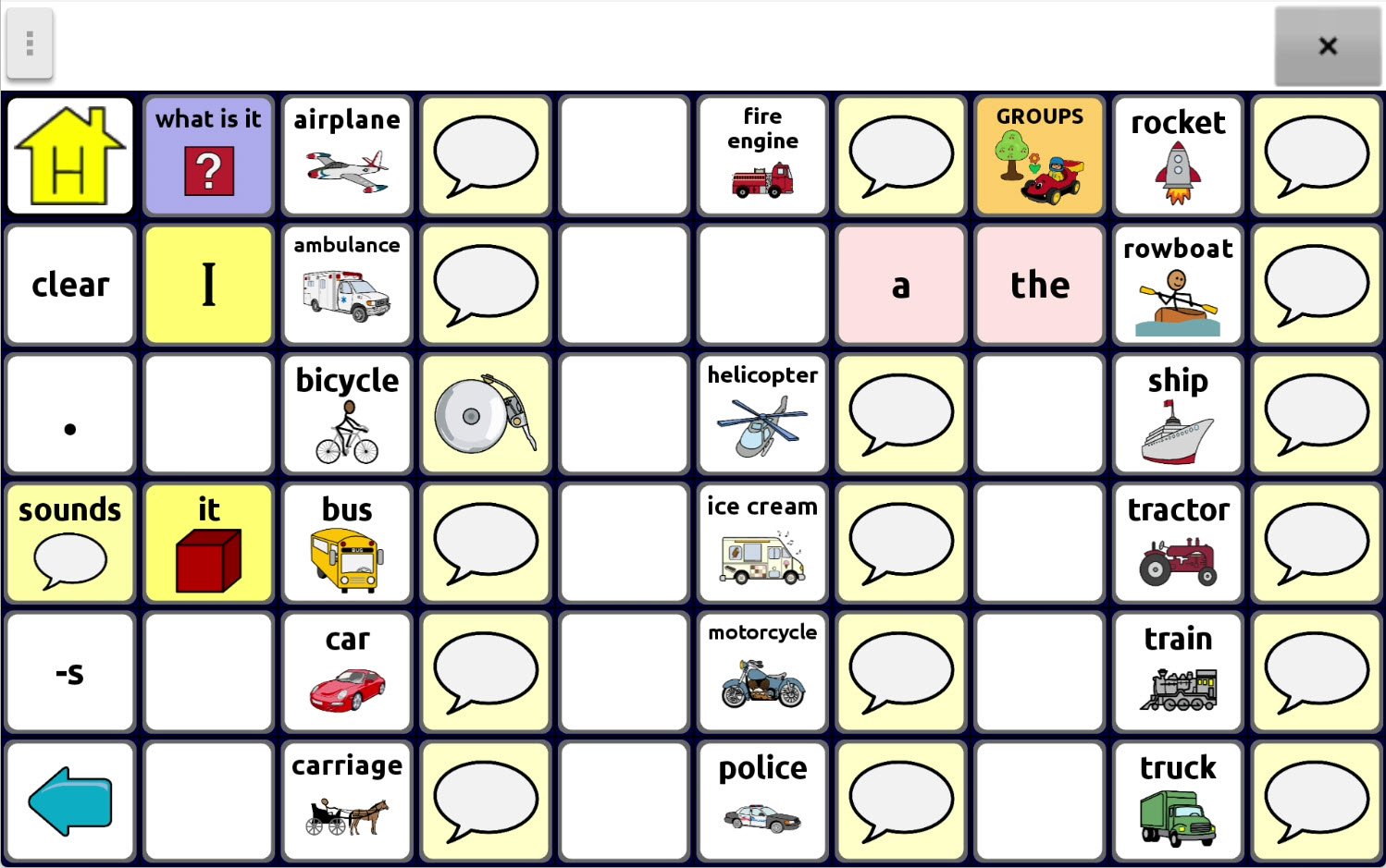 WordPower 60 Basic Vehicle Sounds Screenshot