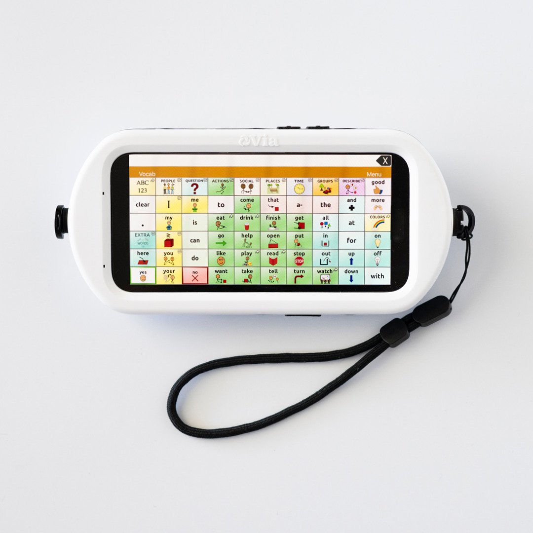 Product Shot of the Via Nano speech generating device